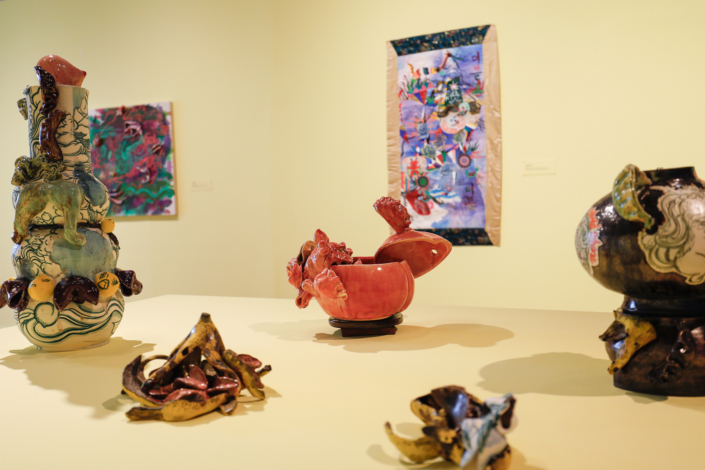 Jiha Moon’s work in the 11th Annual Florida Prize in Contemporary Art at the Orlando Museum of Art. ©2025, Orlando Museum of Art.