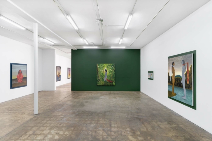 Nadia Waheed: I climb, I backtrack, I float, installation view. Photography by Zachary Balber.