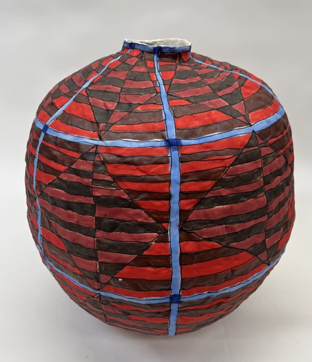 Brittany Mojo, Ruby, 2026, Stoneware, underglaze, 20″ x 18″ x 17″