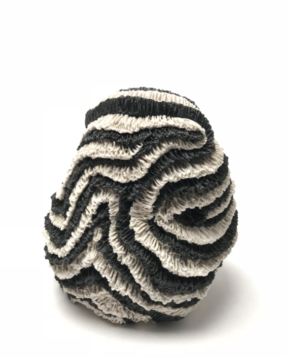 Donté Hayes, Duality, 2025, Colored porcelain, 5″ x 4.5″ x 4.5″