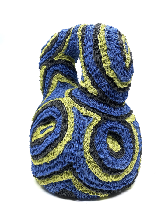 Donté Hayes, Conduit, 2025, Colored Porcelain, 12″ x 8″ x 9″
