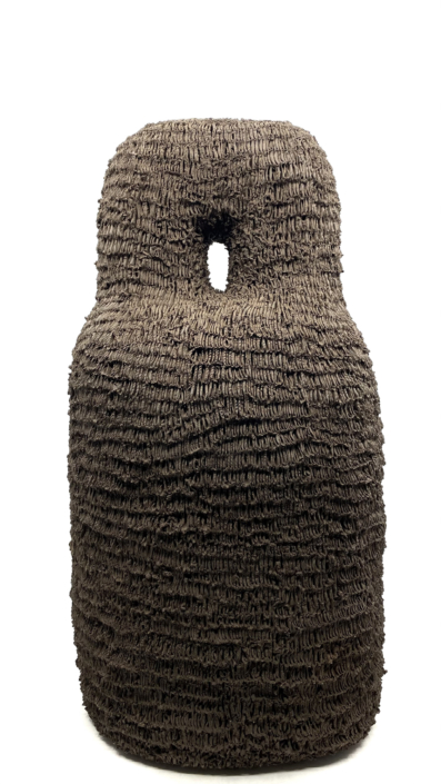 Donté Hayes, Weight, 2025, Ceramic, 18″ x 8.5″ x 6.5″