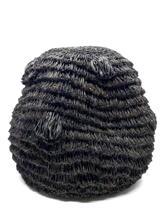 Donté Hayes, Manifest, 2025, Ceramic with stain wash, 8″ x 12″ x 10.5″