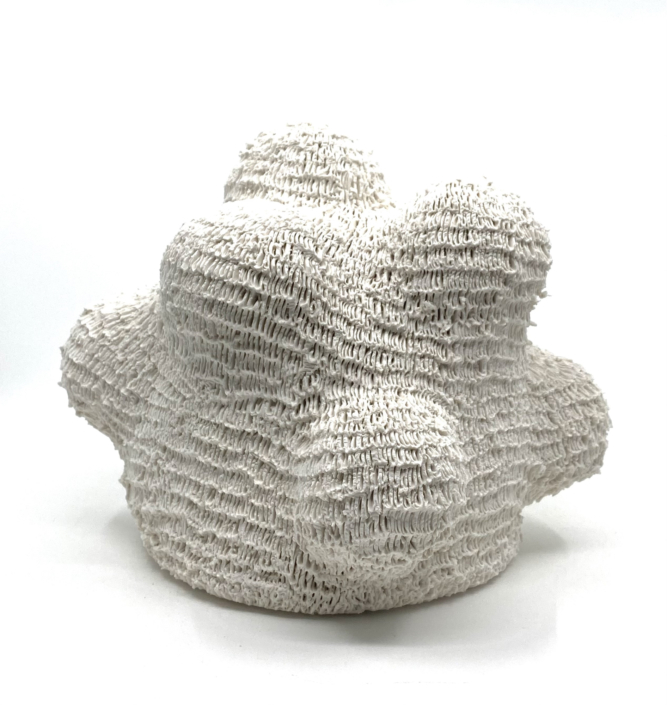 Donté Hayes, Conscious, 2025, Porcelain, 8.5″ x 10″ x 7.5″