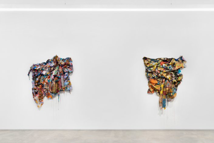 Jamele Wright, Sr.: Men Do Not Stand and Sleep, Only Elephants Can Do That!, Installation View. Photography by Zachary Balber.