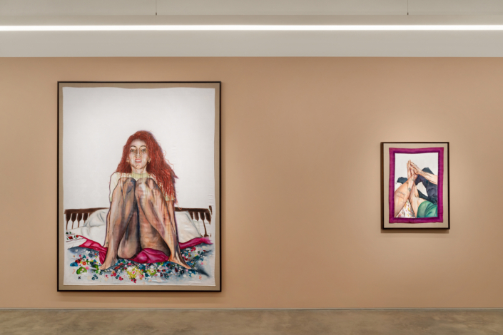 Zoë Buckman: Who By Fire, Installation View. Photography by Zachary Balber.
