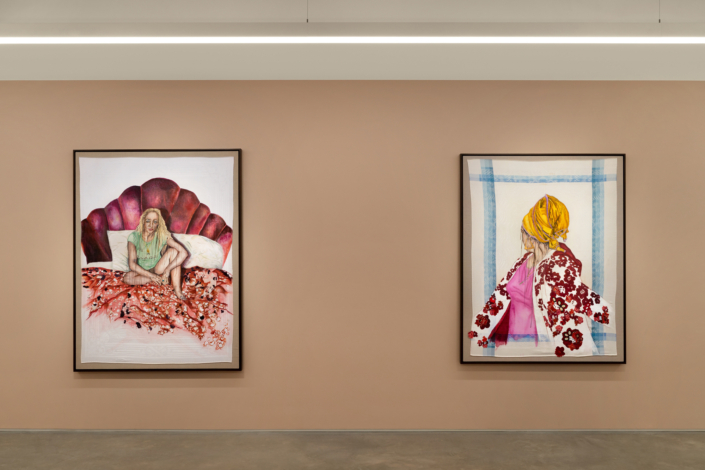 Zoë Buckman: Who By Fire, Installation View. Photography by Zachary Balber.