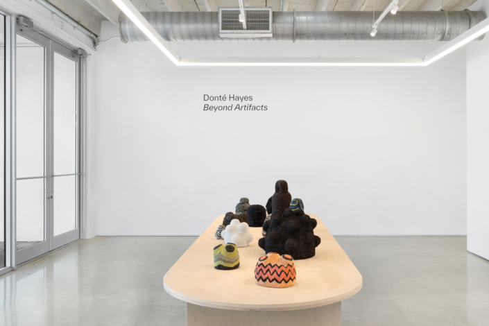 Donté Hayes: Beyond Artifacts, Installation Views. Photography by Zachary Balber.