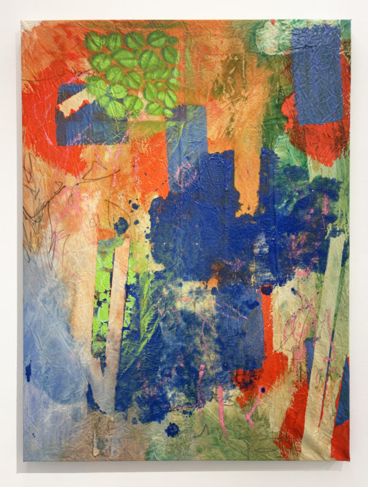 Jamele Wright Sr., Ethereal 2, 2025, Mixed media, 54″ x 41″