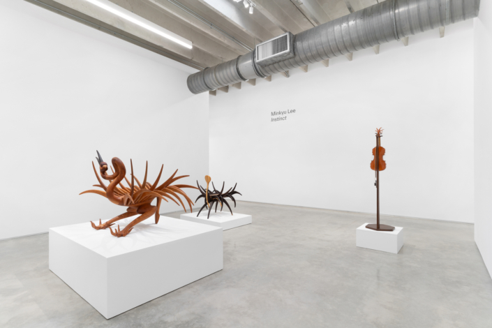 Minkyu Lee: Instinct, Installation View. Photography by Zachary Balber.