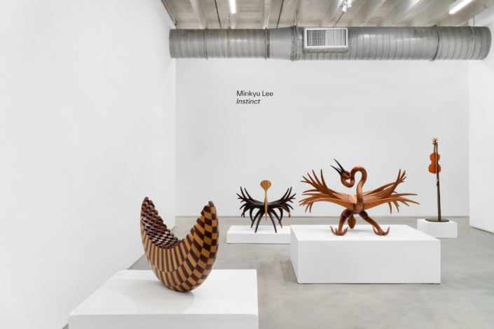 Minkyu Lee: Instinct, Installation View. Photography by Zachary Balber.