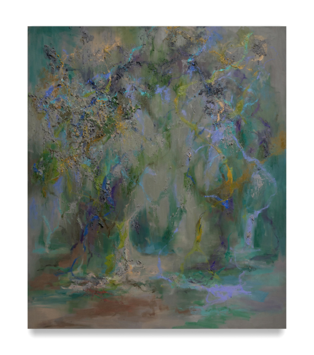 Sean McGaughey, Did They Not Emerge From The Earth Joyous and Dancing?, 2025, Oil on canvas, 84″ x 72″