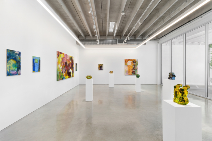 Julia Kunin and Kiwha Lee: Electromagnetic Signature, Installation View. Photography by Zachary Balber.
