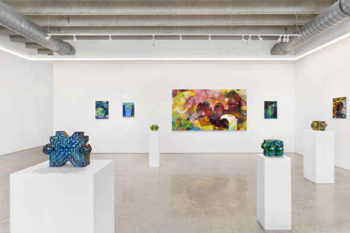 Julia Kunin and Kiwha Lee: Electromagnetic Signature, Installation View. Photography by Zachary Balber.