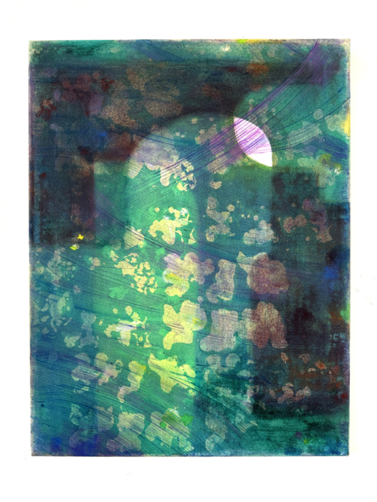 Kiwha Lee, Data from the Invisible, 2026, oil on canvas, 24″ x 18″