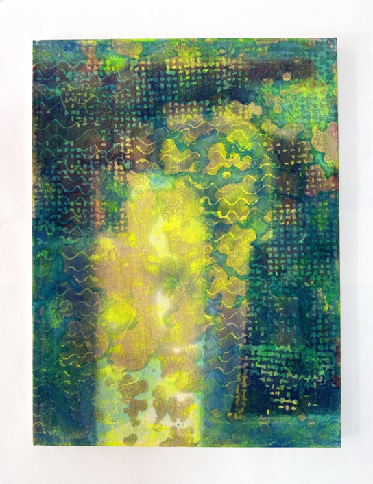 Kiwha Lee, Witness, 2024, oil on canvas, 24″ x 18″
