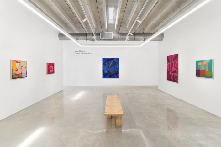 Matt Phillips, Falling Tide Can Turn, Installation View. Photography by Zachary Balber.