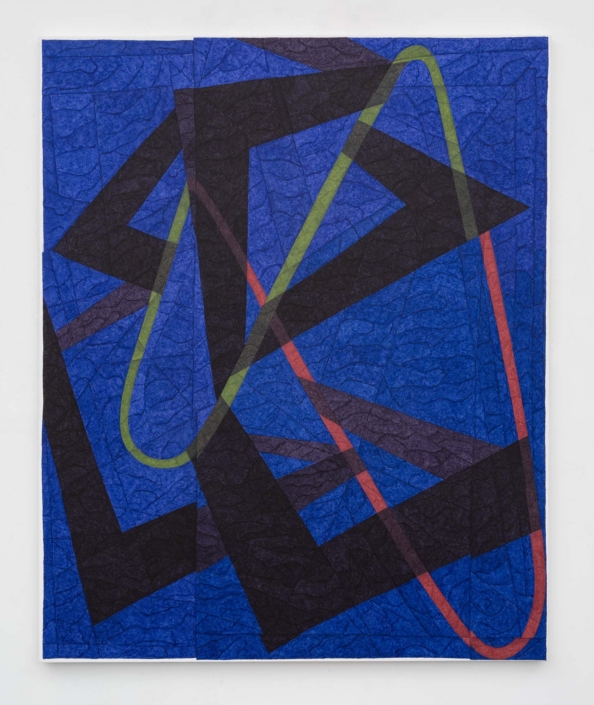 Matt Phillips, The Swing At Dusk, 2026, pigment and silica on canvas, 66″ x 44″